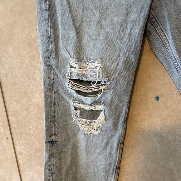 1822 Denim Ripped Light Blue Jeans - Picture 4 of 16